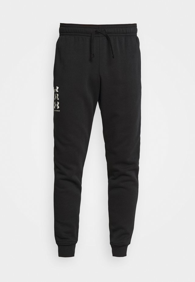 RIVAL MULTILOGO - Pantalon de survêtement - black/onyx white
