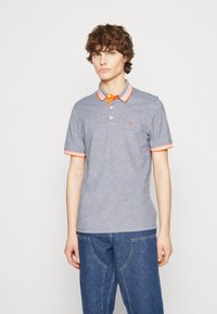 Jack & Jones JJEPAULOS 2 PACK - Polokošeľa - black neon/navy neon