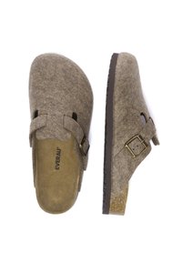 EVERAU Clogs - coffee