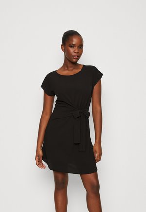 JDY JDYSTEPH KNOT SHORT DRESS  - Φόρεμα ημέρας - black