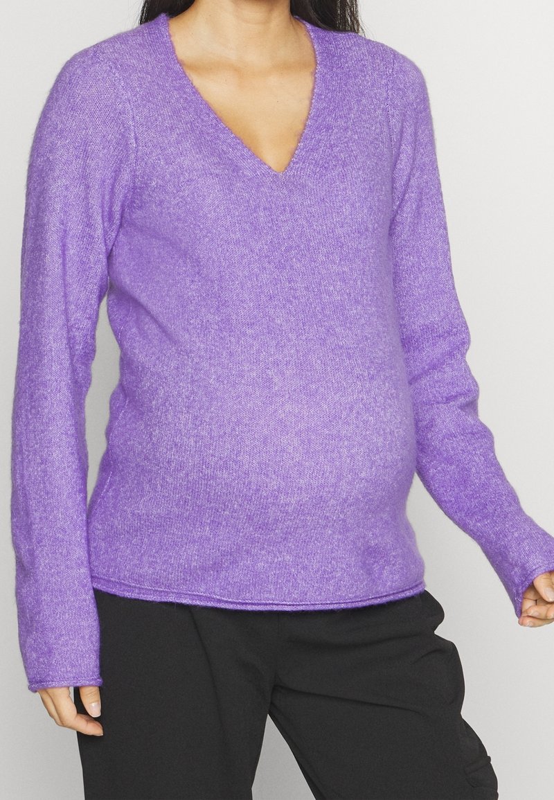 Vero Moda Maternity Stickad tröja - purple