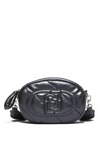 LIU JO GLOSSY QUILTED - Bandolera - black