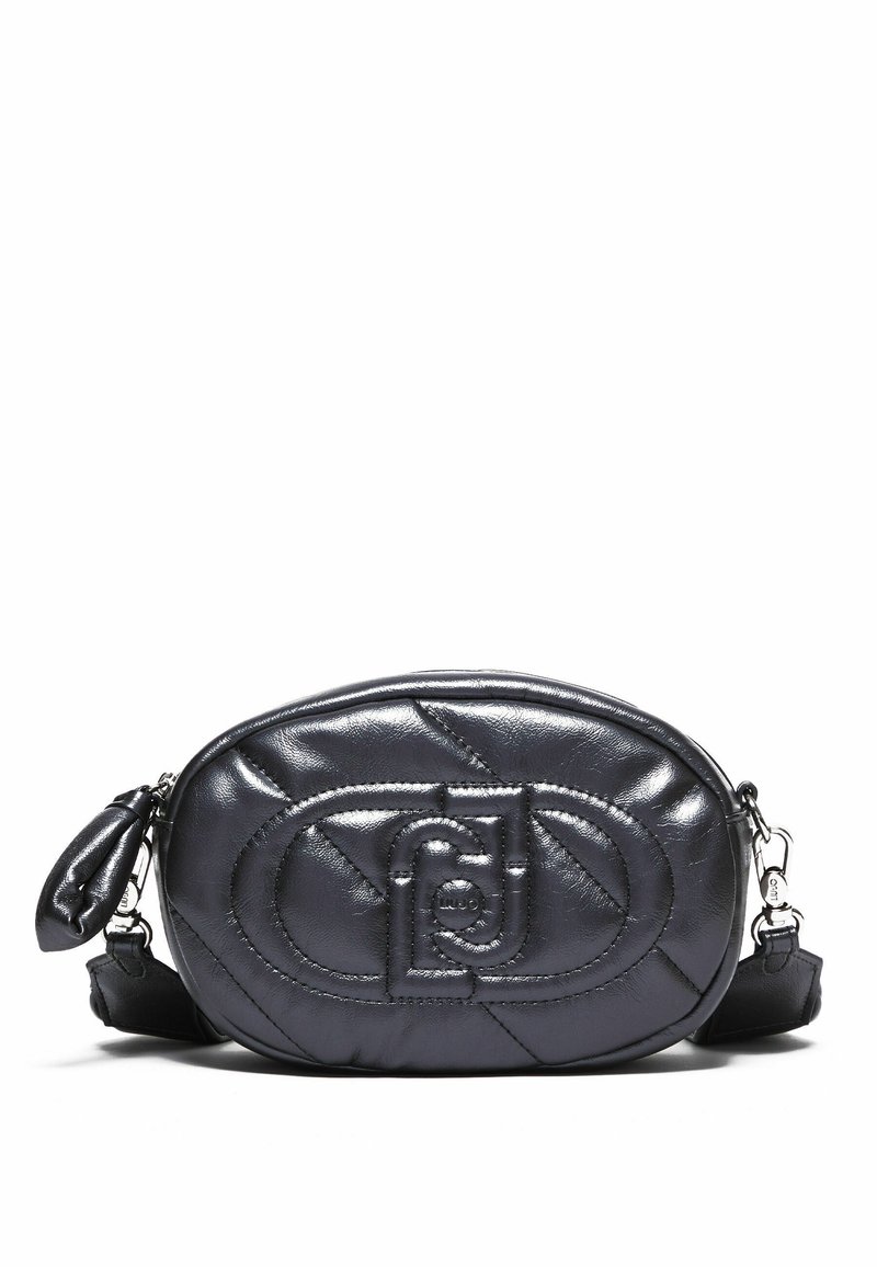 LIU JO GLOSSY QUILTED - Bandolera - black