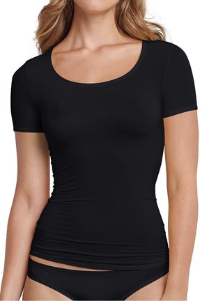 Schiesser SHIRT KURZARM PERSONAL FIT - Undershirt - schwarz