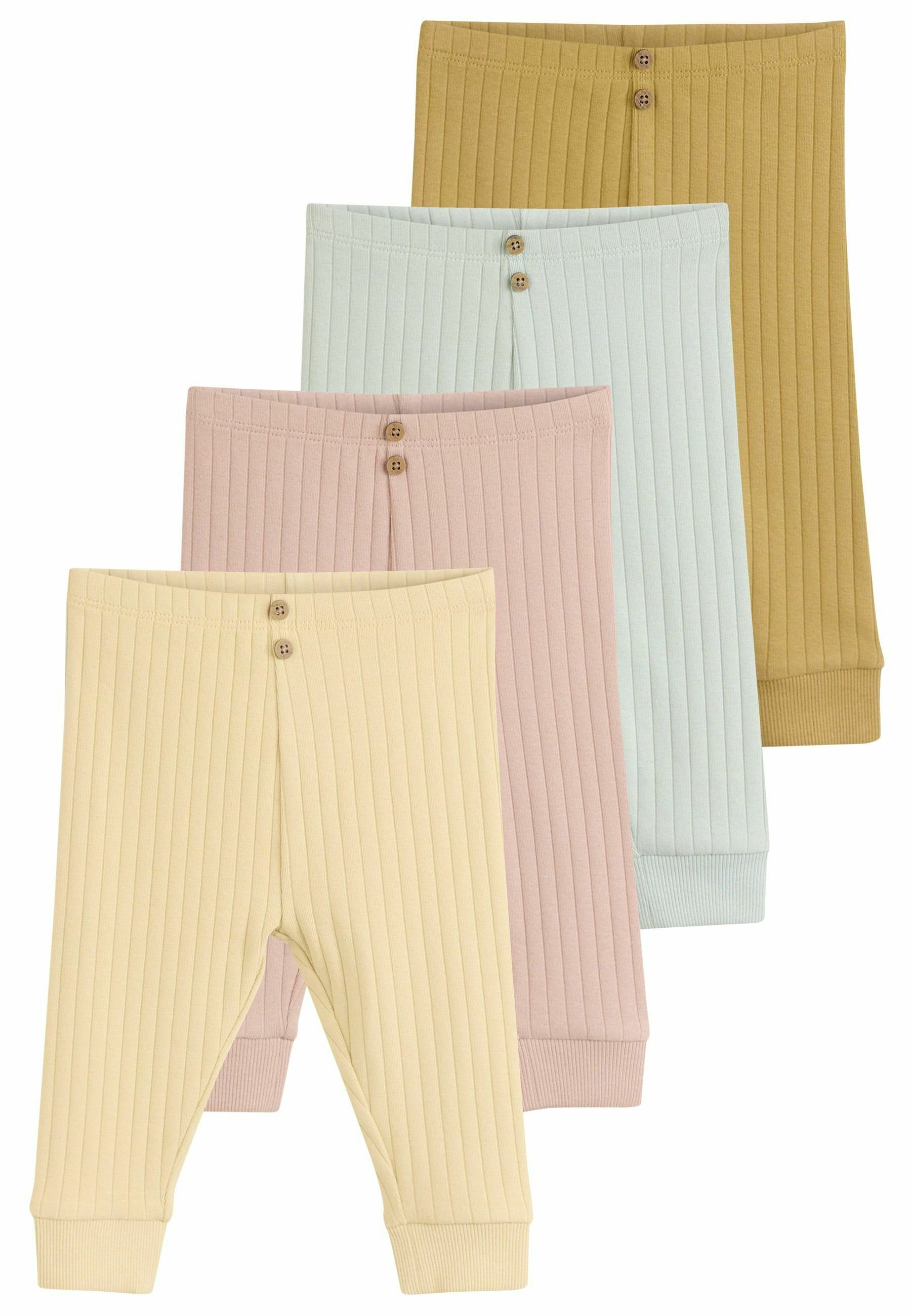 Leggings En Coton Stretch - Lot De 5 - Coupe Longue - Taille élastique - Modèle à Enfiler