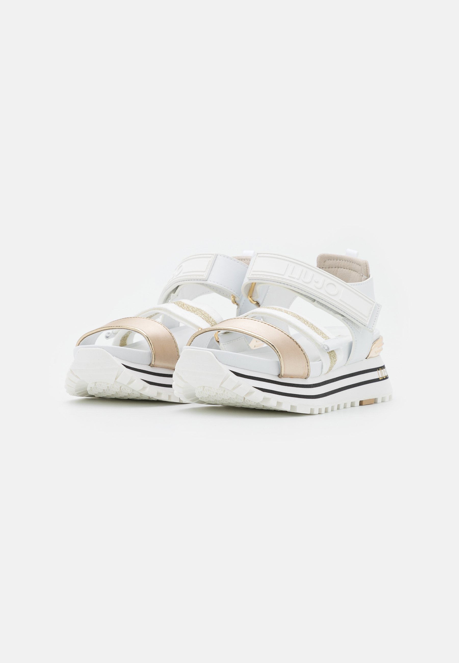 Liu Jo Jeans MAXI - Sandalen met plateauzool - white/wit - Zalando.nl