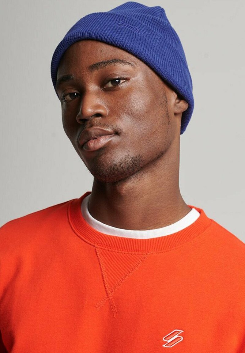 Superdry VINTAGE LOGO Muts bright blue grit/blauw Zalando.nl