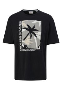 s.Oliver MIT FRONTPRINT - T-shirt z nadrukiem