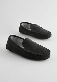 Next REGULAR FIT - TEXTURED  - Mocassins - black