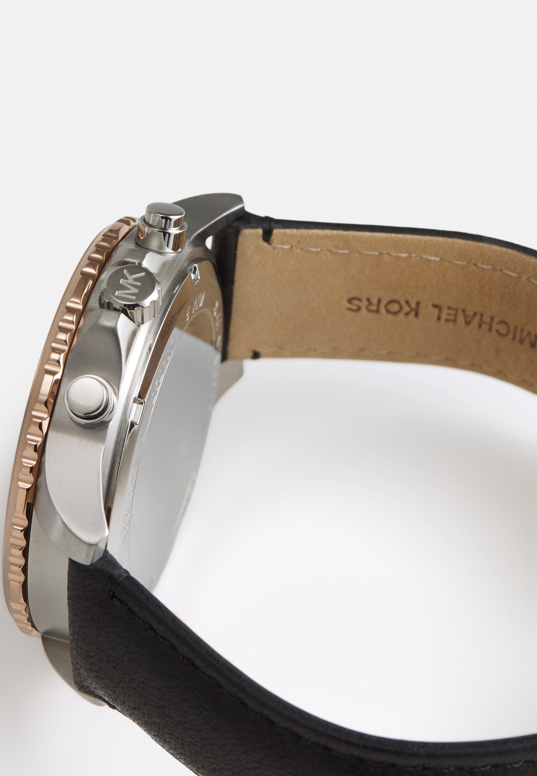 Michael Kors CORTLANDT - Chronografinis laikrodis - black/juoda - Zalando.lt
