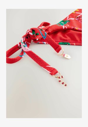 Next, REGULAR FIT - TIE SIDE - Bikinialaosa - red pique christmas