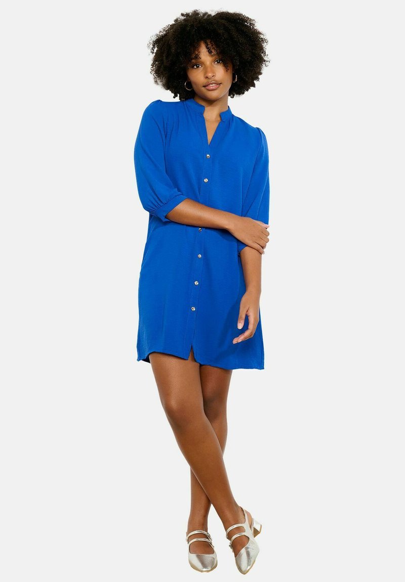 LolaLiza FLUID - Shirt dress - electric blue/blue denim - Zalando.ie