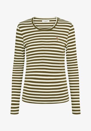 U.S. Polo Assn. CARLOTTA - Tops ar garām piedurknēm - dark olive