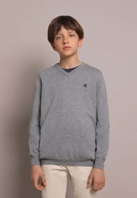 Scalpers NOS V NECK TRICOT  - Jersey de punto - grey