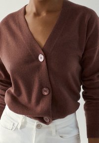 Massimo Dutti Gilet - dark brown