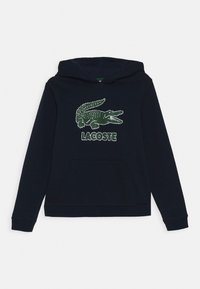 Lacoste LOGO - Luvtröja - navy blue