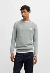 BOSS - Strickpullover - open grey twelve Thumbnail-Bild 1