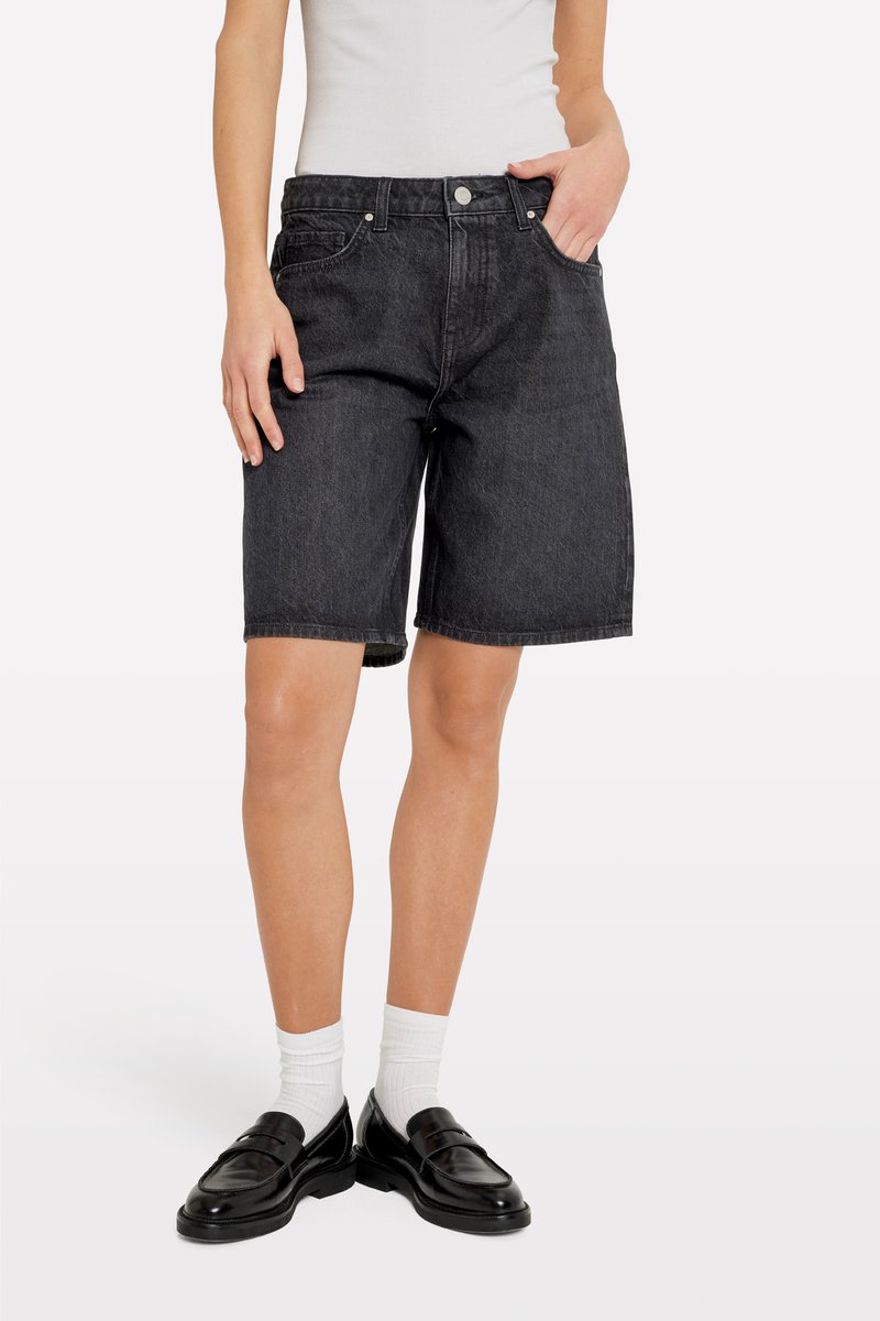 Envii DANK LONG - Calções de ganga - black worn
