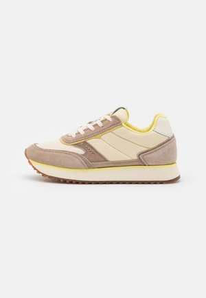 BEVINDA - Sneaker low - taupe/yellow