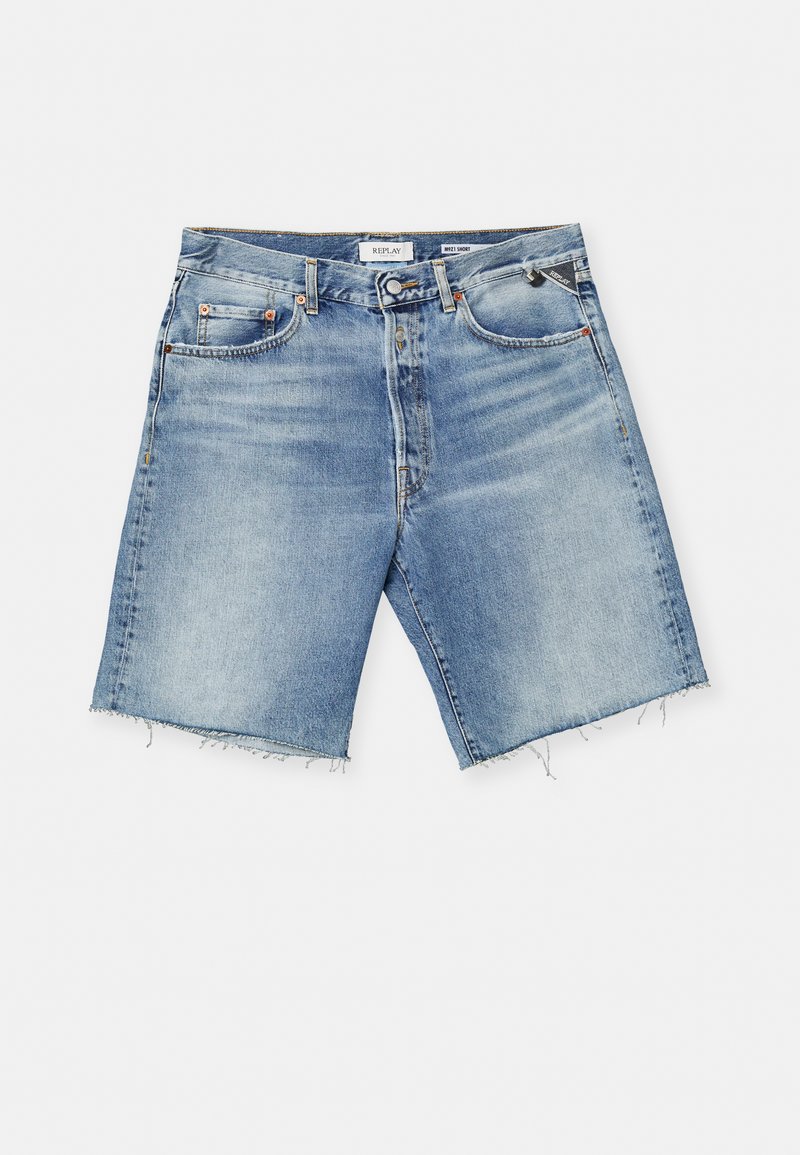 Replay Jeansshort blauw denim/bluedenim