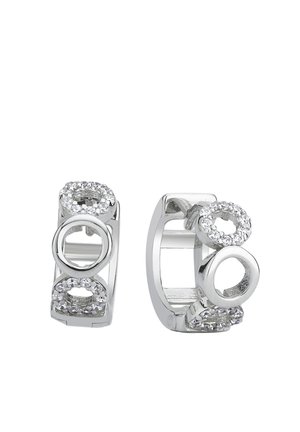 Balia Earrings - weiß silberfarben