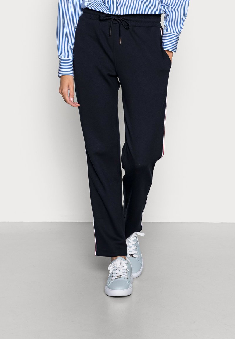 Tommy Hilfiger INTERLOCK - Calças de fato de treino - desert sky