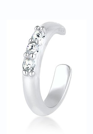 SPARKLING BASIC CUFF - MIT KRISTALLEN VON SWAROVSKI® - Ohrringe - silver-coloured