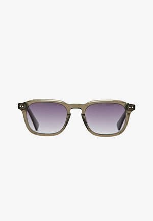 Massimo Dutti, SQUARE SUNGLASSES - Zonnebril - mottled brown