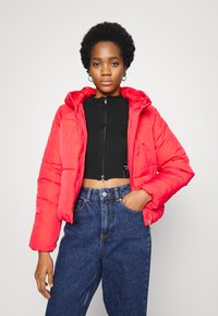 Sixth June DOUBLE ZIP UP - Casaco de malha - black