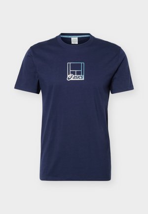 ASICS, COURT CORE GRAPHIC TEE - Αθλητικό μπλουζάκι - midnight