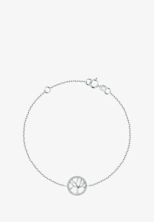 FAVS ZIRKONIA - Armband - weißgoldfarben