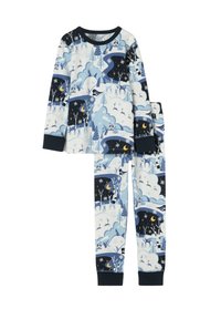 Jean wide leg à taille ajustable - Bleu - - 13.00