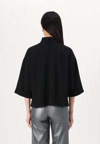 JDY JDYGEGGO LIFE 3/4 HIGHNECK JRS DIA - Camicetta - black