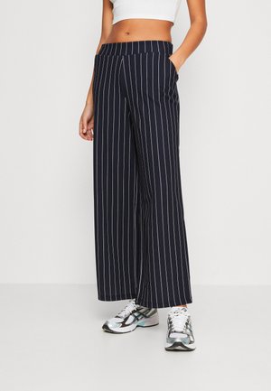 ONLY ONLSANIA ELASTICATED PANT - Pantalon classique - night sky/cloud dancer