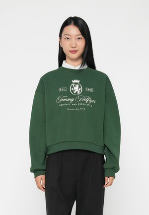 VARSITY CREST - Felpa - deep evergreen