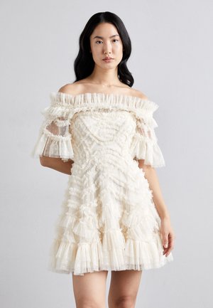 Needle & Thread LANA OFF SHOULDER MINI DRESS - Vestito elegante - cream