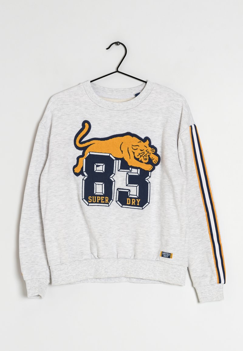 Superdry Sweater grey/grijs (Preowned) Zalando.nl