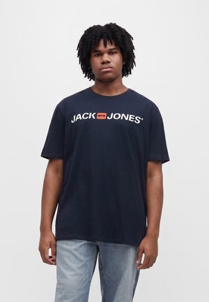 Jack & Jones, JJECORP LOGO TEE CREW NECK  - T-Shirt print - navy blazer