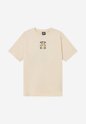 Kaotiko, REGULAR HUG STATION UNISEX - Μπλουζάκι με στάμπα - tobacco