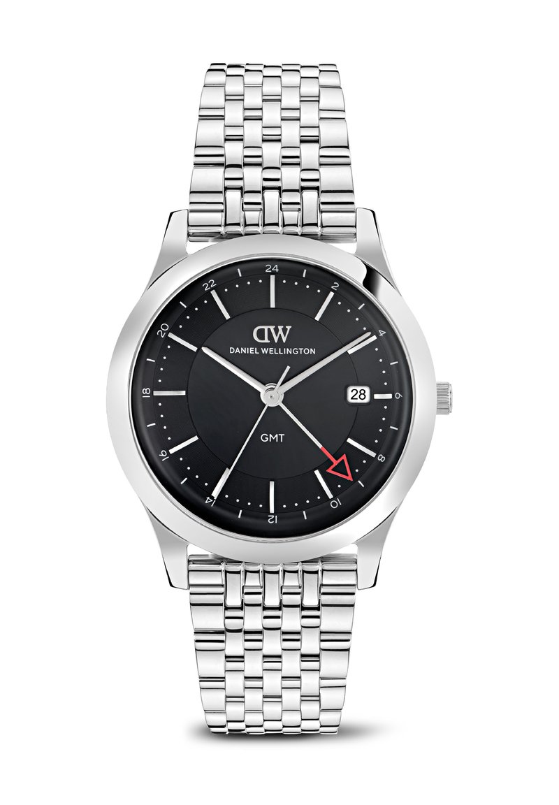 Daniel Wellington PATHFINDER GMT 7-LINK - Ure - silver-coloured ...