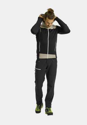 Zip-up sweatshirt - black raven