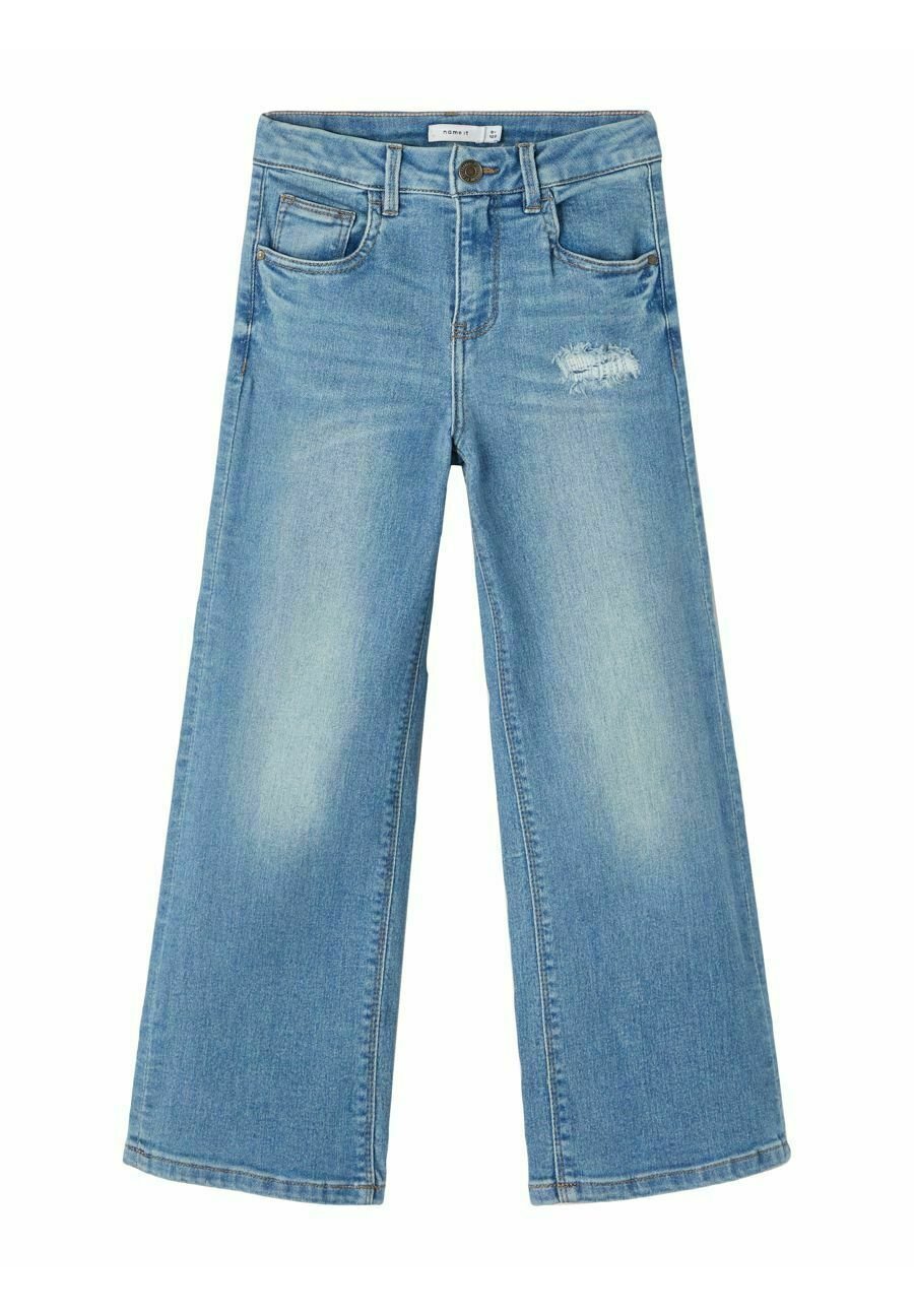 Name it Flared Jeans - medium blue denim/blue denim - Zalando.de