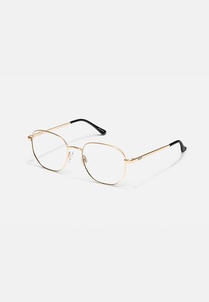 QUAY, UNISEX - Brillen met blauwlichtfilter - gold-coloured