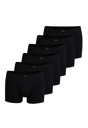 6 PACK - Trunks - schwarz dunkel uni
