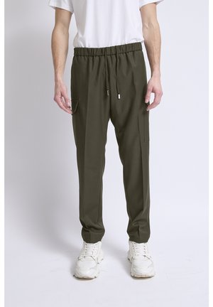 LES HOMMES TROUSERS - Pantaloni cargo - green