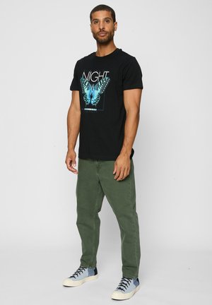 Mister Tee, HERREN BUTTERFLIES - T-shirts print - black