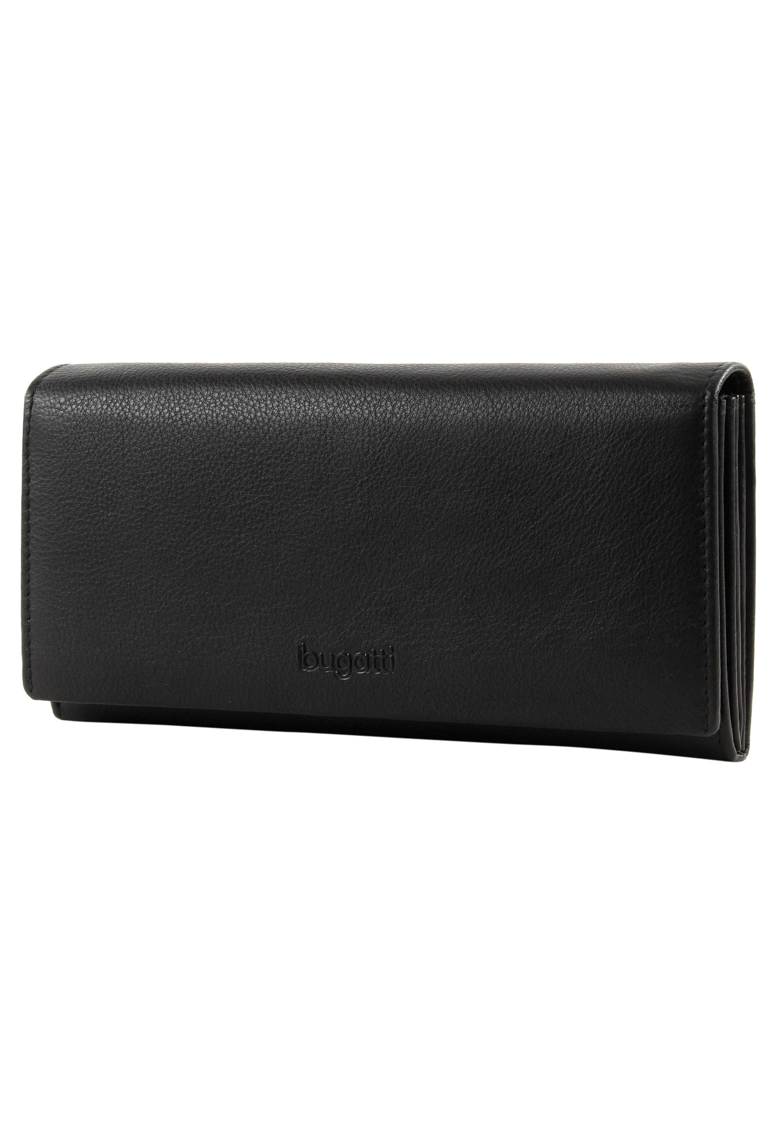Porte-clés Bugatti En Cuir De Chèvre - Noir - Accessoire Luxe Pour Clés De Voiture Ou Maison