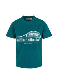 Another Cotton Lab - RACKET  - Print T-shirt - green Thumbnail Image 1