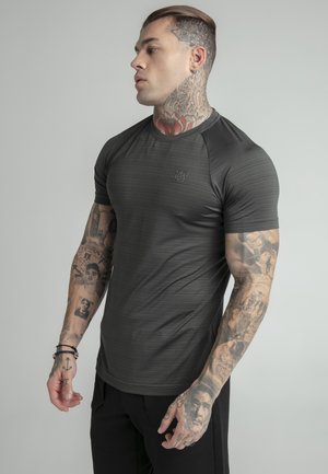 T-shirt con stampa - charcoal