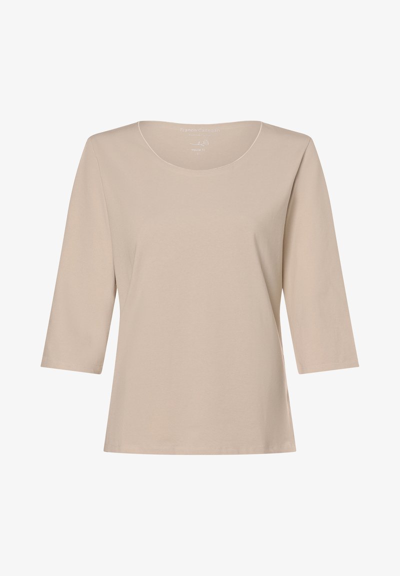 Franco Callegari Langarmshirt - sand